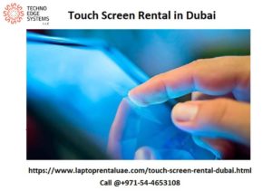 The best Interactive touch screen rental Services in Dubai. Call today