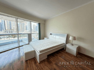 Vacant | Fully Furnished 2BR | Next to Metro – Saba Towers -Jumeirah Lake Towers